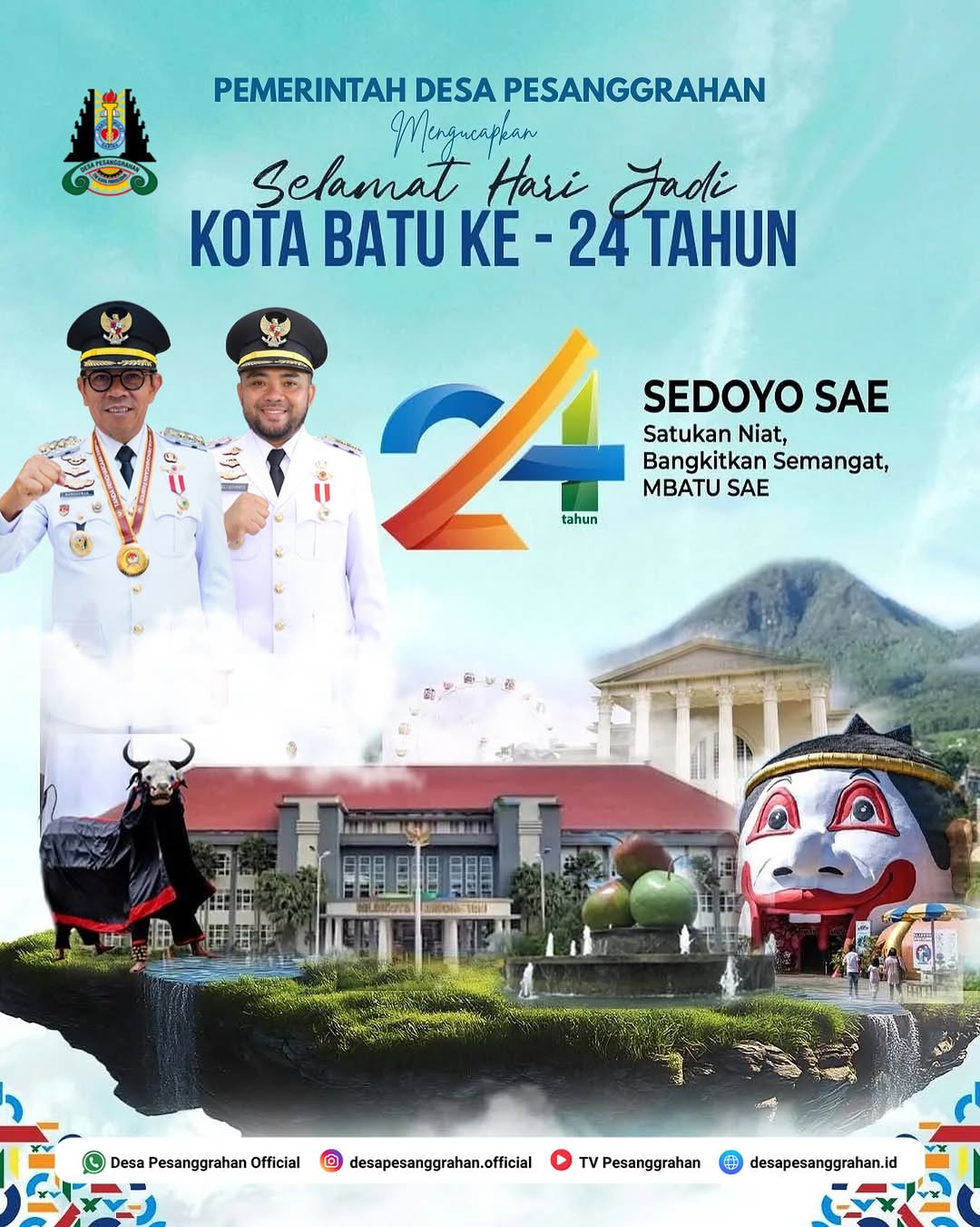 Iklan Ucapan Hari Jadi Kota Batu ke-24