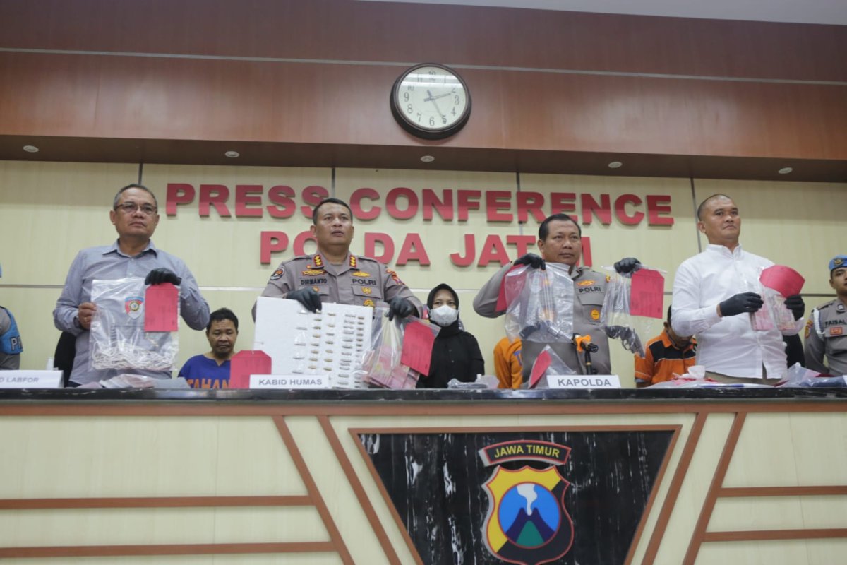 Tim Jatanras Polda Jatim Berhasil Ringkus Pelaku Perampokan Rumdin Walikota Blitar