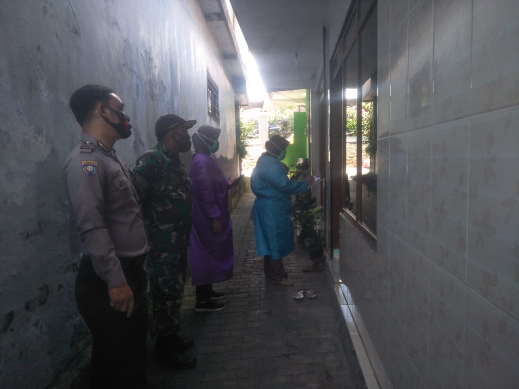 Langkah Cepat Tanggap Empat Pilar Kelurahan Ngaglik, Lakukan Tracing dan Testing