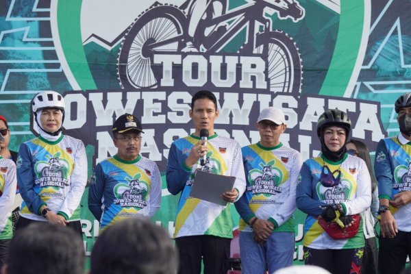 Melalui Gowes Bersama, Forkopimda Kota Batu Deklarasikan Keselamatan Berlalu Lintas