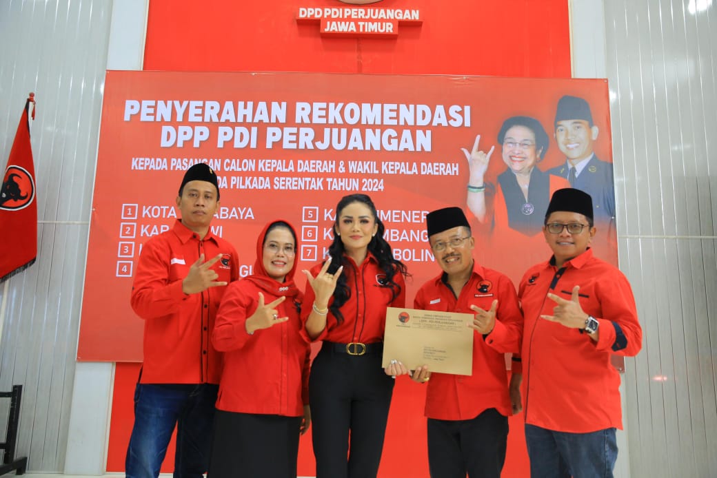 Maju Pilkada Kota Batu 2024, Kris Dayanti Resmi Terima Surat Tugas dari DPP PDI Perjuangan