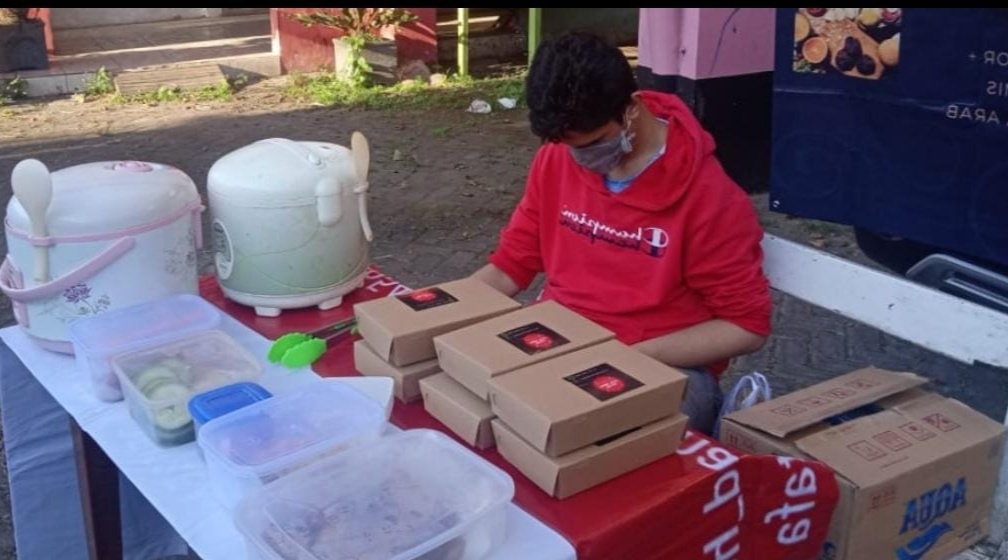 Habib Muda Berjualan Kuliner Khas Arab, Ingin Sedekahkan Hasil Jualannya