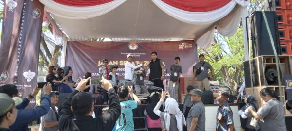 Sosialisasikan Pilkada 2024, PPS se-Kota Batu Gelar Jalan Sehat dan Senam Bersama Serentak