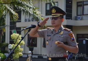 Pimpin Upacara Korps Raport Kenaikan Pangkat, Kapolres Batu Sampaikan Hal Ini