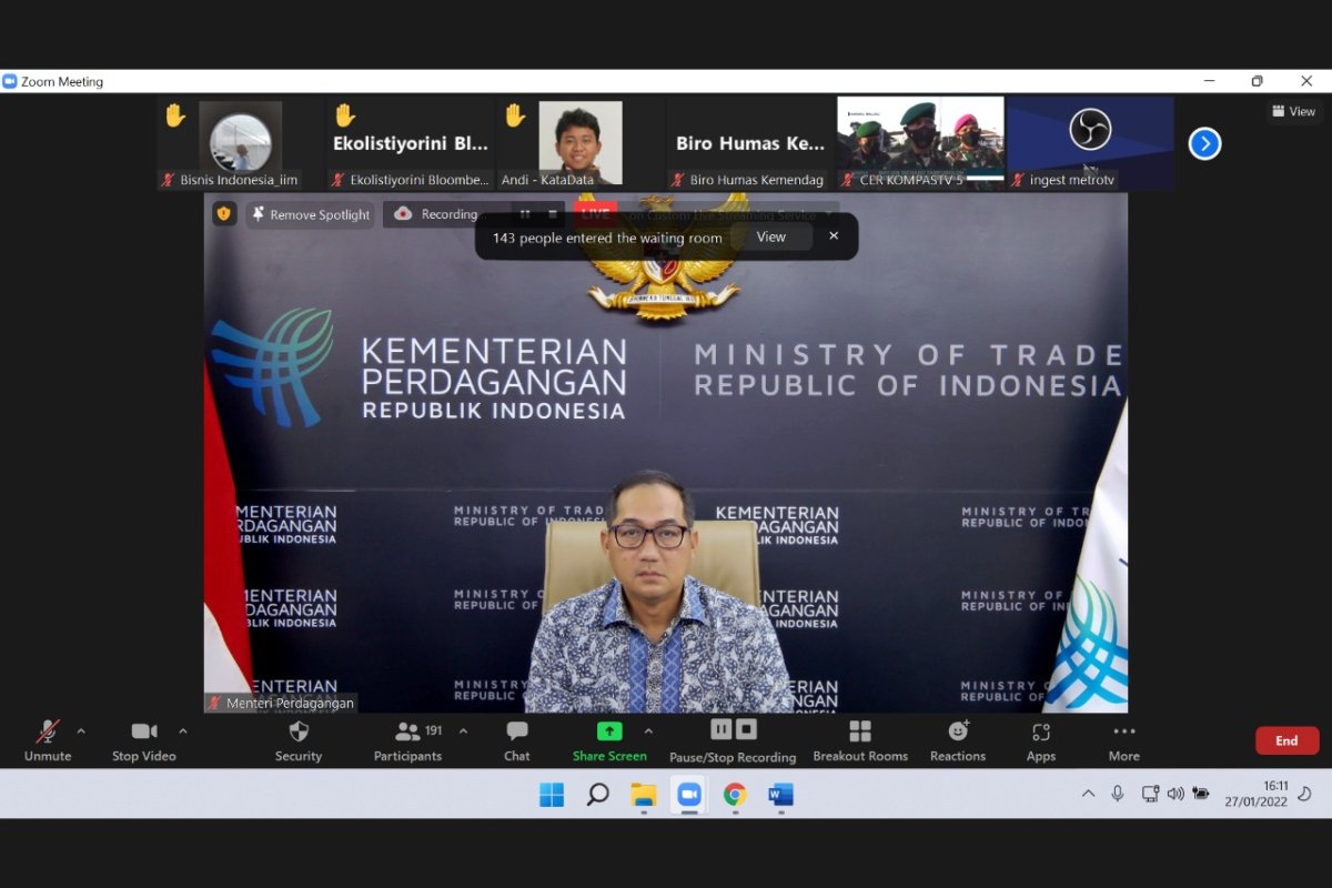 Implementasi Kebijakan DMO dan DPO Minyak Goreng, Mendag RI: Tak Boleh Rugikan Petani Kelapa Sawit