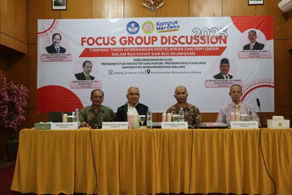 Pakar Hukum Pidana Unidha Malang, Prof. Dr. Widodo Minta RUU KUHAP Ditunda Pengesahanya