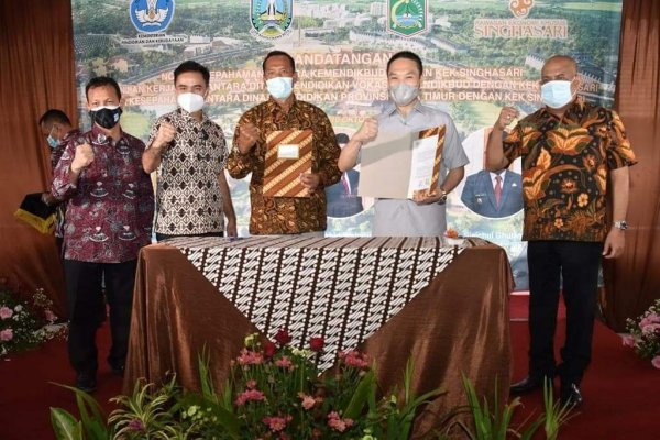 Pjs. Bupati Malang Sjaichul Ghulam, Terima Kunjungan Dirjen Kemendikbud RI