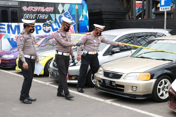 Resahkan Masyarakat, Polresta Malang Kota Amankan Puluhan Kendaraan Balap Liar