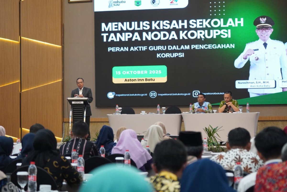 Inspektorat Kota Batu Gelar Sosialisasi, Dikuti 190 Guru SD/MI, SMP dan MTs se-Kota Batu